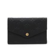 Pre-owned Canvas wallets Louis Vuitton Vintage , Black , Dames