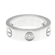 Pre-owned White Gold rings Cartier Vintage , Gray , Dames