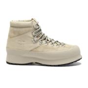 Italiaanse leren wandelschoenen bleek taupe Ten C , Beige , Heren