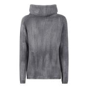 Kasjmier Grijs Sweater Made in Italy Avant Toi , Gray , Dames