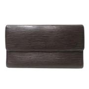 Pre-owned Leather wallets Louis Vuitton Vintage , Brown , Dames