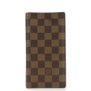 Pre-owned Canvas wallets Louis Vuitton Vintage , Brown , Heren