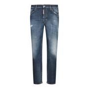 Blauwe Jeans voor Mannen Aw24 Dsquared2 , Blue , Heren