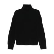 Zwarte Sweater Collectie Calvin Klein , Black , Dames