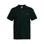 Klassieke Polo Shirt voor Mannen Gant , Green , Heren