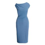 Midi Jurk Ralph Lauren , Blue , Dames