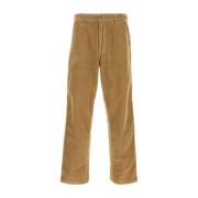 Ribfluwelen Kniebroek Carhartt Wip , Beige , Heren