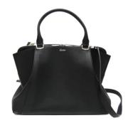 Pre-owned Leather handbags Cartier Vintage , Black , Dames