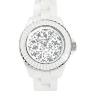 Pre-owned Stainless Steel watches Chanel Vintage , White , Dames