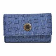 Pre-owned Denim key-holders Bvlgari Vintage , Blue , Unisex