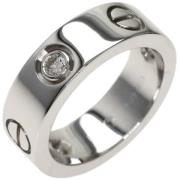 Pre-owned White Gold rings Cartier Vintage , Gray , Dames