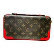 Pre-owned Canvas wallets Louis Vuitton Vintage , Brown , Dames