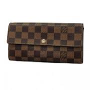 Pre-owned Fabric wallets Louis Vuitton Vintage , Brown , Dames