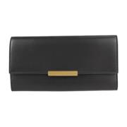 Pre-owned Leather wallets Bottega Veneta Vintage , Black , Dames