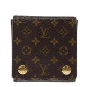 Pre-owned Canvas wallets Louis Vuitton Vintage , Black , Dames