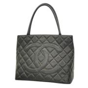 Pre-owned Leather chanel-bags Chanel Vintage , Black , Dames