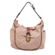 Pre-owned Canvas handbags Louis Vuitton Vintage , Pink , Dames