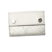 Pre-owned Leather wallets Louis Vuitton Vintage , White , Dames