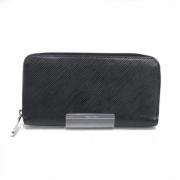 Pre-owned Leather wallets Louis Vuitton Vintage , Black , Dames