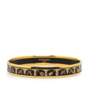 Pre-owned Metal bracelets Hermès Vintage , Black , Dames