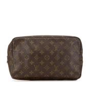 Pre-owned Canvas clutches Louis Vuitton Vintage , Brown , Dames