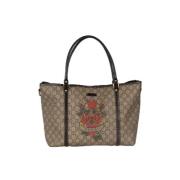 Pre-owned Canvas gucci-bags Gucci Vintage , Brown , Dames