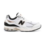 Witte Leren Sneakers met Reflecterende Details New Balance , White , H...