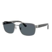 Grijs montuur met blauwe lenzen Ray-Ban , Gray , Unisex