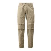 Vintage Khaki Stretch Sateen Ergonomische Broek C.p. Company , Beige ,...