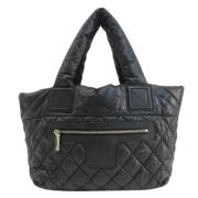 Pre-owned Canvas chanel-bags Chanel Vintage , Black , Dames