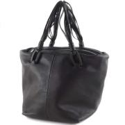 Pre-owned Leather shoulder-bags Loewe Pre-owned , Black , Dames