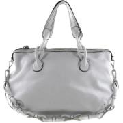 Pre-owned Leather handbags Loewe Pre-owned , White , Dames