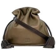 Pre-owned Leather shoulder-bags Loewe Pre-owned , Brown , Dames