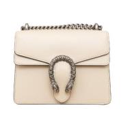 Pre-owned Leather gucci-bags Gucci Vintage , White , Dames