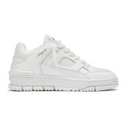 Witte Sneakers Oceanic Polyester Leer Axel Arigato , White , Heren