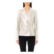 Slim Fit Blazer Liu Jo , Gray , Dames