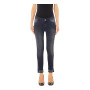 Monroe Regular Fit Denim Jeans Liu Jo , Black , Dames