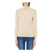 Gesloten Gebreide Trui Liu Jo , Beige , Dames