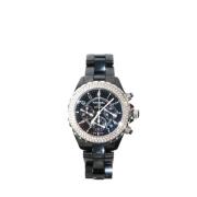 Pre-owned Glass watches Chanel Vintage , Black , Dames