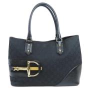 Pre-owned Canvas gucci-bags Gucci Vintage , Black , Dames