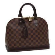 Pre-owned Canvas handbags Louis Vuitton Vintage , Brown , Dames