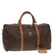 Pre-owned Leather travel-bags Celine Vintage , Brown , Dames