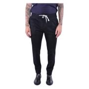 Stretch Tech Jersey Jogger Broek PT Torino , Black , Heren