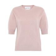 Kasjmier Crew Neck Sweater Soft Rose Emerson Renaldi , Pink , Dames