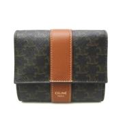 Pre-owned Canvas wallets Celine Vintage , Brown , Dames