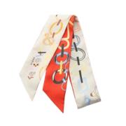 Pre-owned Silk scarves Hermès Vintage , Multicolor , Dames