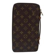 Pre-owned Canvas wallets Louis Vuitton Vintage , Brown , Dames