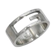 Pre-owned Silver rings Gucci Vintage , Gray , Unisex