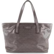 Pre-owned Canvas gucci-bags Gucci Vintage , Brown , Dames