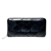 Pre-owned Leather wallets Bottega Veneta Vintage , Black , Dames